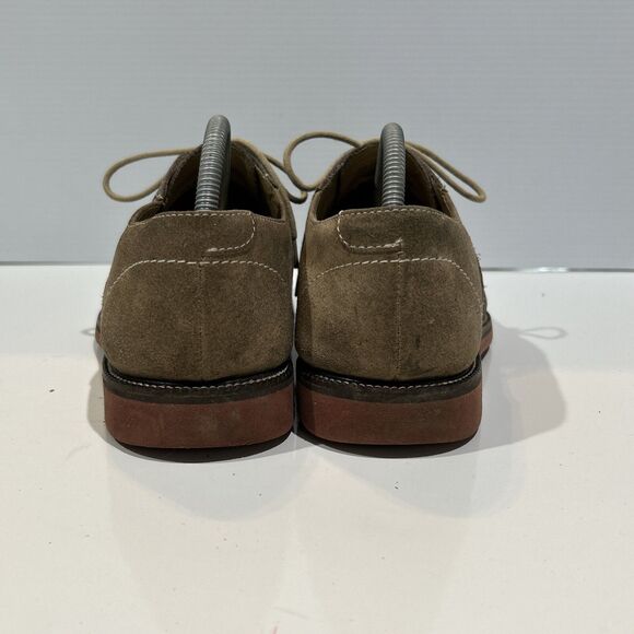 1901 Nordstrom Shoes Saddle Up Men 10.5 Leather Suede Oxford  M23109 Brown Tan main image 4